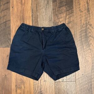 Chubbies Dark Blue Flat Front Shorts